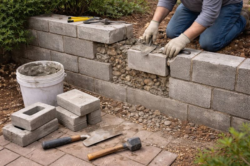 Rock Wall Repair in Cleveland, OH
