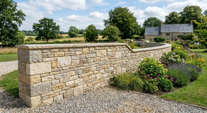 Stone Wall Hardscaping in West Hartford, CT